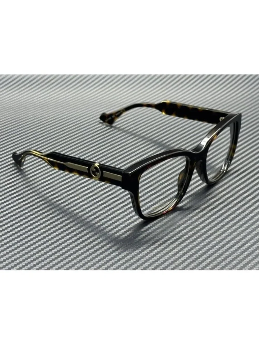 New Gucci Women Brown Eyeglasses 54-18-140